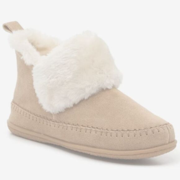 Minnetonka Women's Suede Joanne Bootie Slipper Sz 10 - Picture 1 of 12